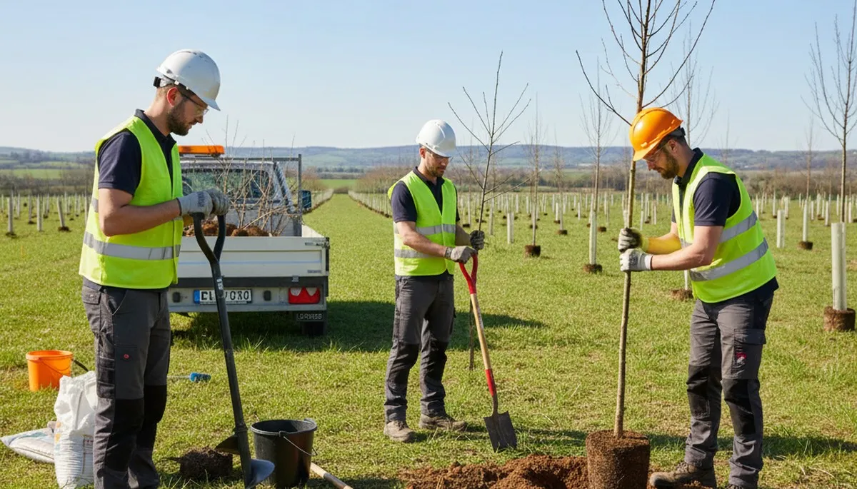 Tree planting service in Oak Park, IL for residential and commercial landscapes