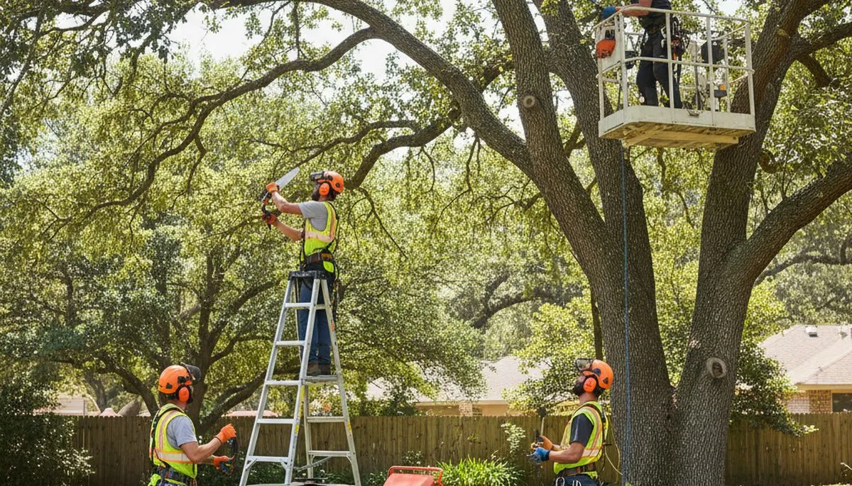 Arbor Tree Care pruning tree branches in Oak Park, IL for safer, healthier landscapes