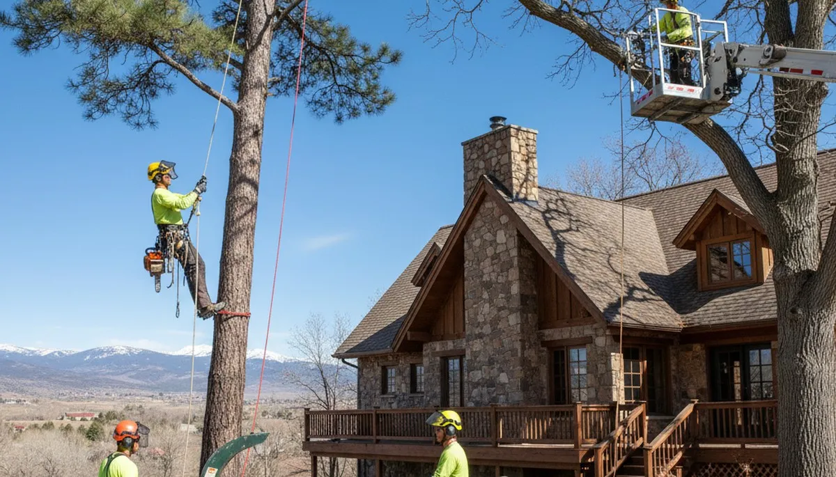 Tree service team in Oak Park, IL providing professional tree care and removal services