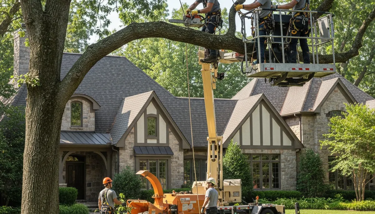 Oak Park, IL tree service team providing professional tree trimming and removal for local properties